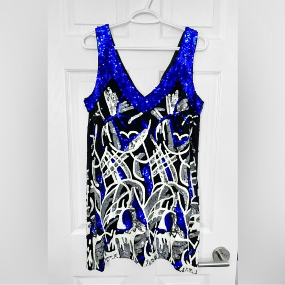 NWOT - Sequin Shift Mini Dress